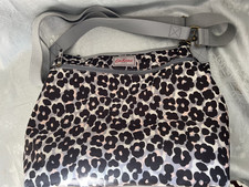 Women’s Cath Kidston Baby/Changing Bag Animal Print Black Pink White RARE BNWOT