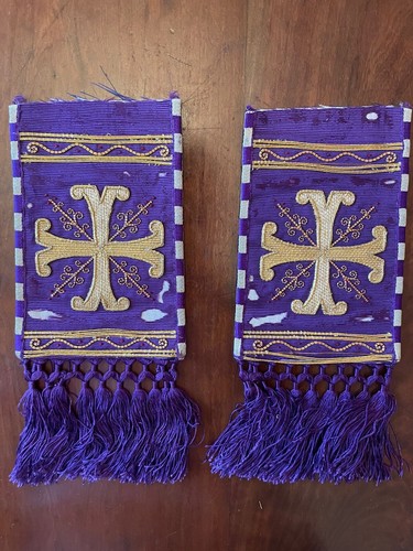 Antique roman clergy stole - antique,