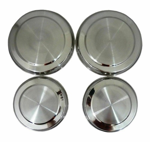 4pc hob cover set - 4pc, stainless