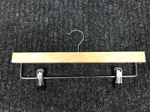 Wooden trouser skirt hangers - wooden,