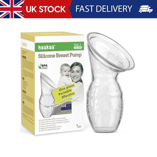 Haakaa silicone breast pump - silicone,