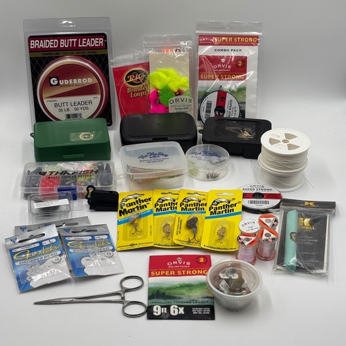 Fly fishing tackle lot - fly, orvis