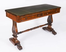Antique Regency Gonçalo Alves Library Writing Table  Desk C1820 19th C