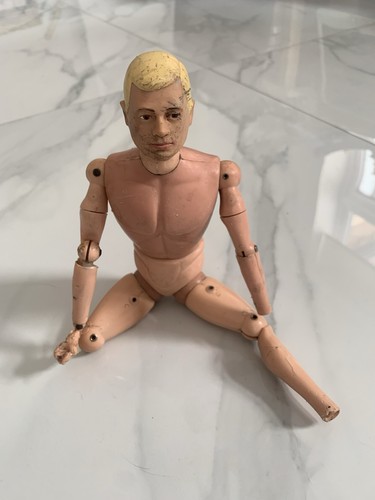 Vintage action man painted - vintage,