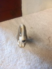 Szeiler Studio Pottery Figurine Statue 1960s Vintage Droopy Sad Sam Dog Ornament