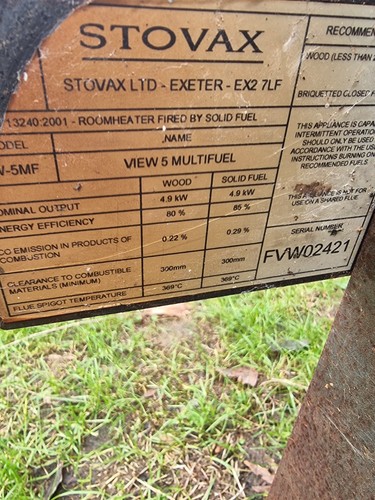 Stovax view multifuel - view,