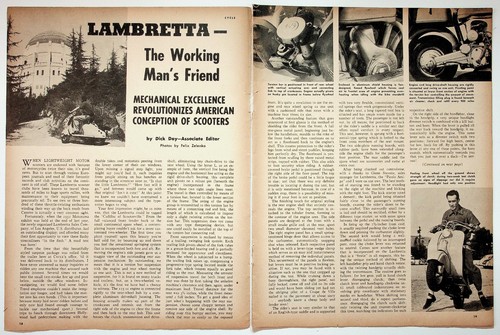 Lambretta scooter 1953 - lambretta, vintage