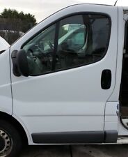 VAUXHALL VIVARO Mk1 X83 2006-14 Front Door Panel Left Side Glacier White 10U 747