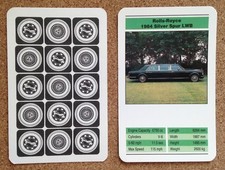 Top Trumps Single Card Rolls Royce Bentley Luxury Cars - Various Models (FB3)