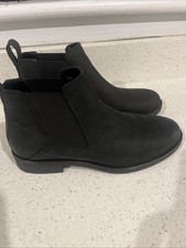 Clarks Ladies Black Leather