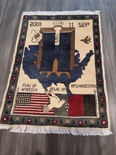 NEW Beautifully Handmade Afghan War Rug  83cm X 63cm
