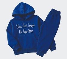 Personalised Blue Hooded