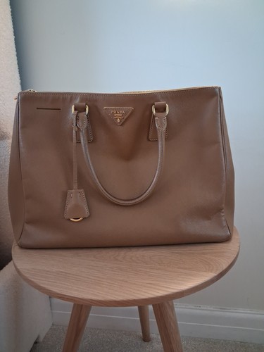 Prada brown saffiano lux - prada,