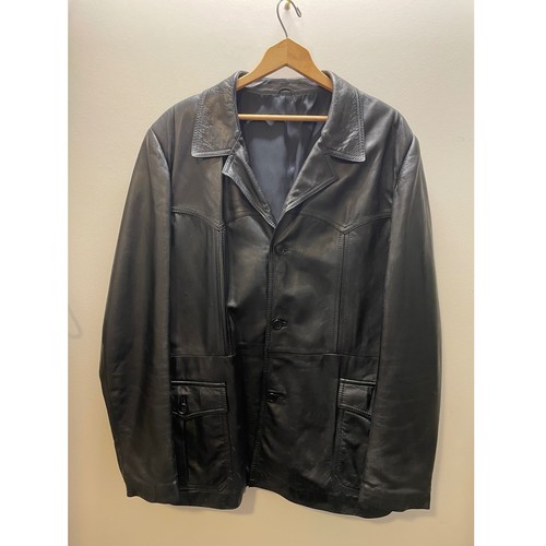 Vintage echtes leder - echtes, black