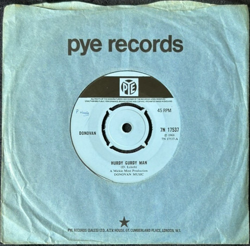 Donovan hurdy gurdy - donovan, 'hurdy