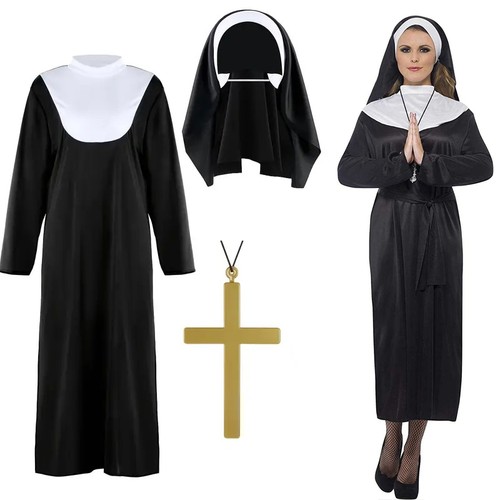 Ladies halloween nun - nun, costume