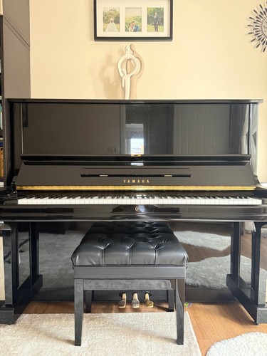 Yamaha upright piano used - yamaha,
