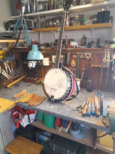 Banjo strings mahogany - mahogany, and