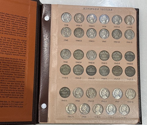 Complete jefferson nickels - complete,
