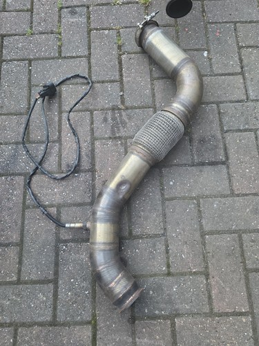 E30 turbo custom downpipe - turbo,