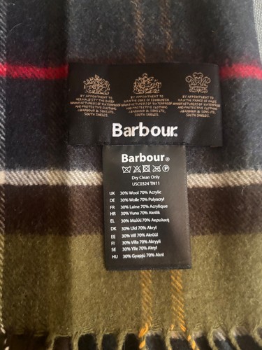 Barbour tartan scarf 30 - tartan,