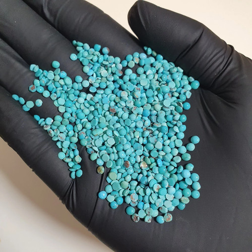 Natural turquoise cabochon - turquoise,