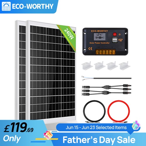 Eco worthy 12v 240w - eco-worthy, solar