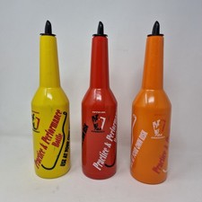 Set Of 3 Flair Bartender Practice & Performance Bottles Official FBA Product
