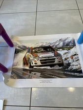 KW Davies WRC Ford Focus Limited Edition Print Colin McRae Signed Un Framed
