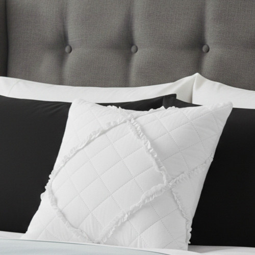 Quilted patchwork bedspread - quilted,