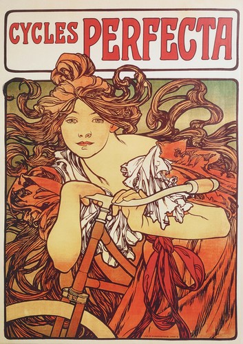 Art nouveau mucha cycle - nouveau,