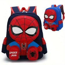 Marvel Spiderman Kids Backpack School Bag Durable Spiderman Christmas Gift
