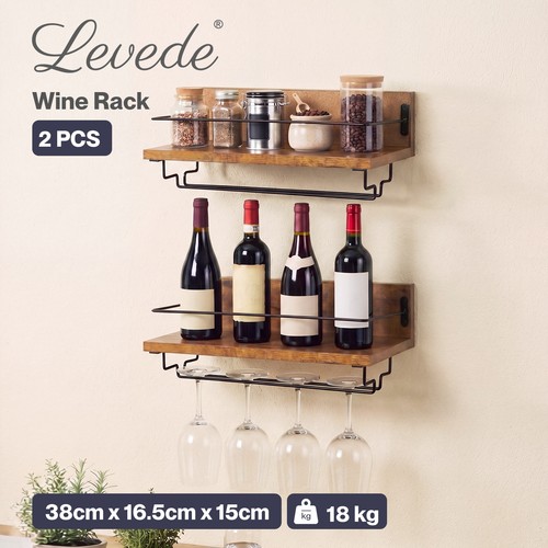 Levede wall wine rack with - wall,