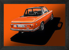 BMW 2002 TOP CABRIOLET Framed