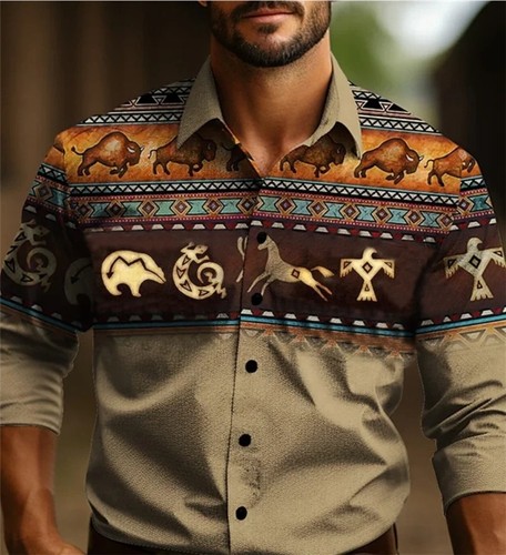 Cowboy western shirt men - shirt, men's