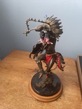 Franklin Mint bronze statue R
