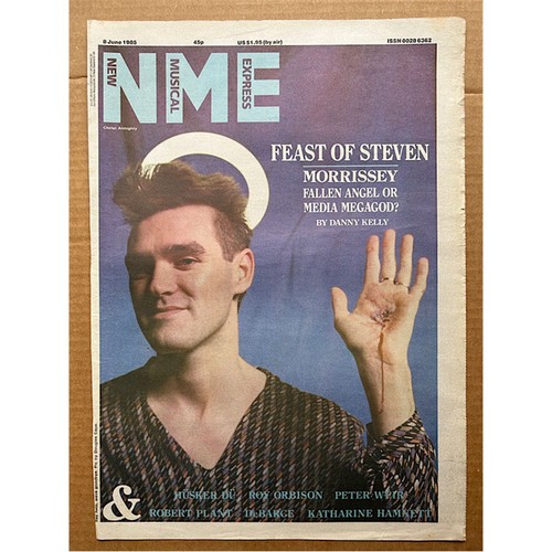 Morrissey 1985 nme - nme, cover