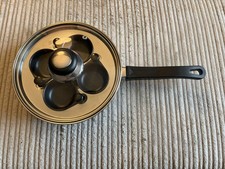 Judge 4 Hole Egg Poacher Pan Stainless Steel 20cm Diameter