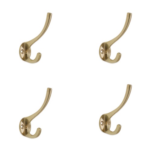 Coat hooks set polished - coat, 4