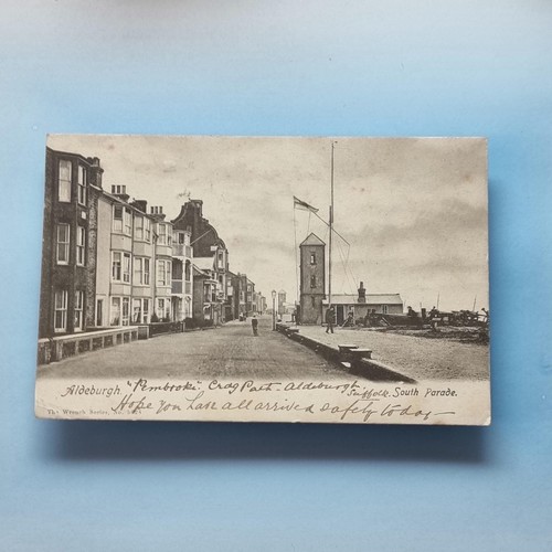 Aldeburgh postcard c1904 - aldeburgh,