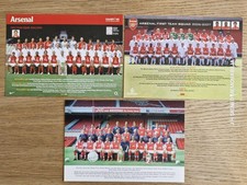 3x Arsenal official club card