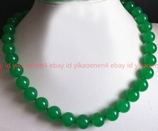 6-14mm Natural Green Jade