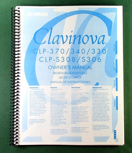 Yamaha clp 370 - clp-370, clp-340