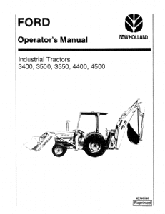Ford industrial tractor digger - industrial,