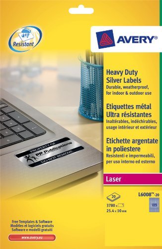 Avery labels l6008 heavy - l6008-20,