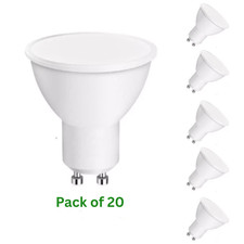 1 - 100 Pack GU10 LED Bulbs 5W