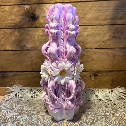 Beautiful hand carved - carved, candle