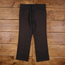 Vintage Wrangler Slacks Pants Trousers 36x30 80s Cowboy Cut Unisex Bootcut
