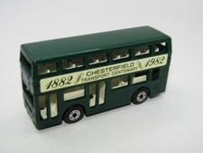 Matchbox Superfast No 17 London Bus Green Chesterfield England Base VN Mint UB