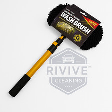 MICROFIBRE WASH BRUSH CLEANING MOP EXTENDABLE CAR CARAVAN MOTORHOME LORRY TRUCK